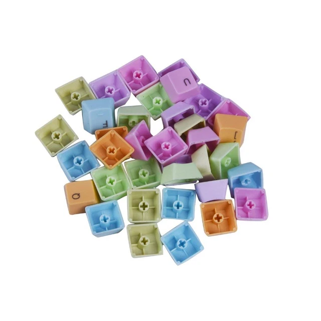 Replacement Keycap Set w Key Puller 37 Keys PBT Keycaps for Mechanical Keyboard