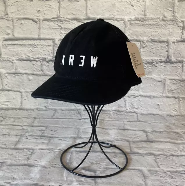 NEW KR3W Men’s Rare Sample Black Adjustable Krew SnapBack Yupong Hat Cap