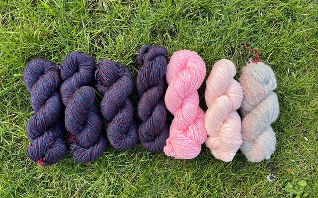Wolle recycled konvolut wollpaket häckeln stricken garn