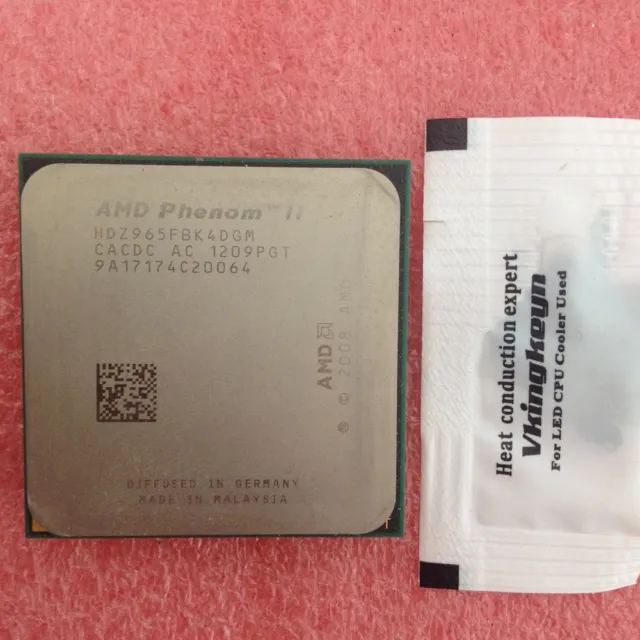 AMD Phenom II X4 965 BE 3.4GHz Socket AM3 6MB Quad Core 125W HDZ965FBK4DGM CPU