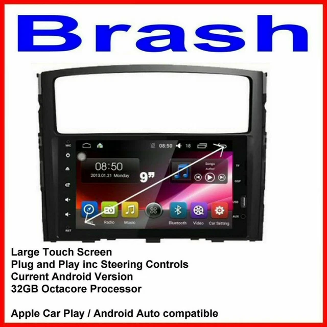 Pajero  2012-19 Gps Apple Carplay Android Auto Camera Odb Dab+ Tpms Dvr Rockford