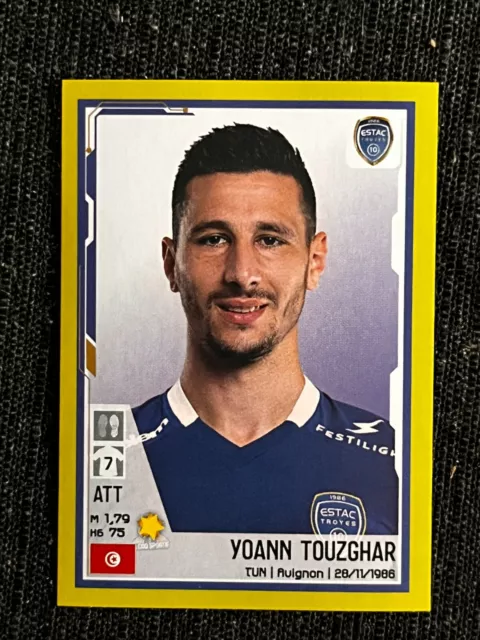 Sticker Panini Championnat Foot 2022 Yoann Touzghar Strasbourg # 478 Mint New