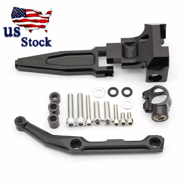 Steering Damper Bracket Kit For Yamaha FJ-09/MT-09 Tracer 2016-2019 2020 Black