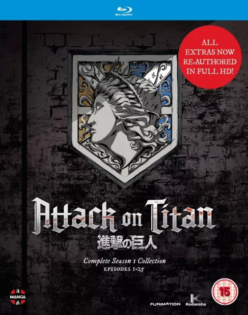 ATTACK ON TITAN Complete Edition Season 1-4 + SP+ 2 Movies English