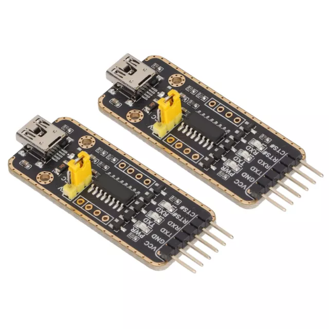 2pcs USB Zu UART Ttl Adapter Für CH343G Chip Doppelseitige Schwarze Immersio LIF