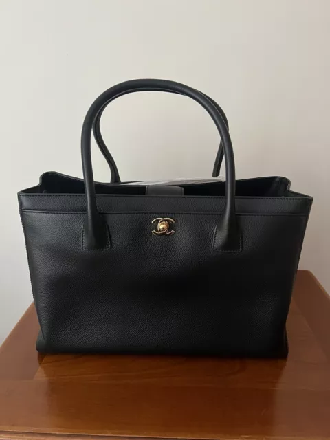 NEVER USED CHANEL Executive Authentic Black Grained Leather Tote Bag  $3,000.00 - PicClick