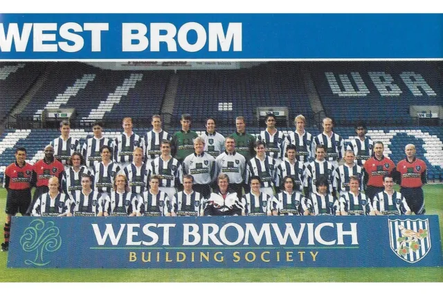 West Bromwich Albion Football Team Photo>1997-98 Season