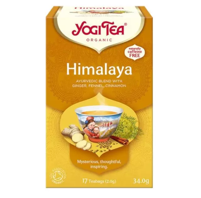 Yogi Tea Himalaya Organic - 17 Bags (Pack of 6)