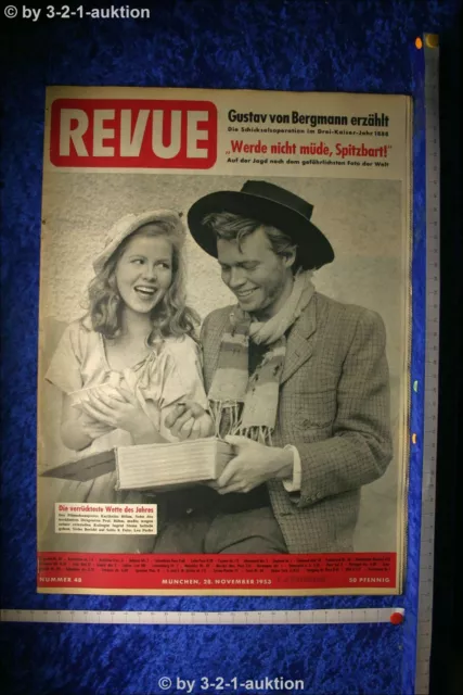 Revue Illustrierte Nr. 48 1953 28.11.53 Karlheinz Böhm  zum Geburtstag