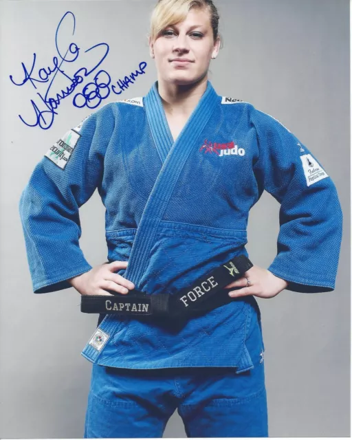 KAYLA HARRISON Signed 8.5 x 11 Photo Signed REPRINT Judo MMA Free Shipping