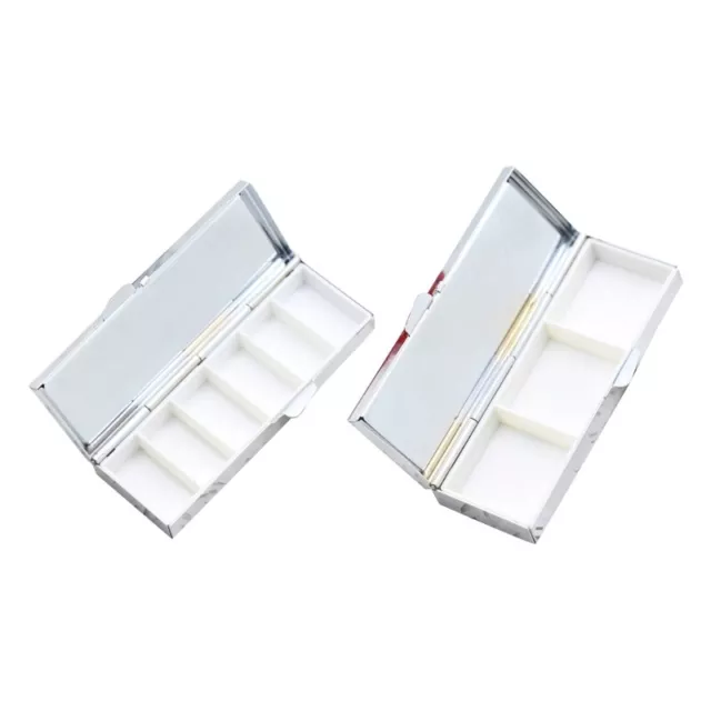 Metal Box Tablets Holder Metal Medicine Case Tablets Boxes Container