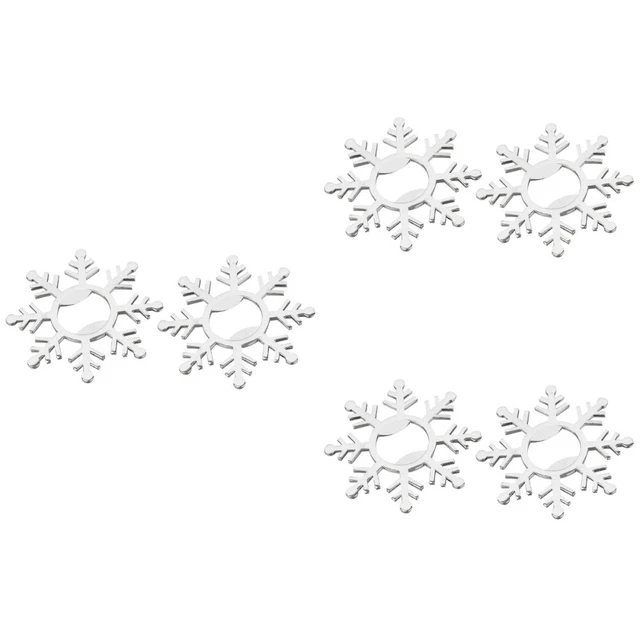 6 abridores de botellas en forma de copo de nieve abridor de botellas de aleación elevador abridor de botellas de cerveza