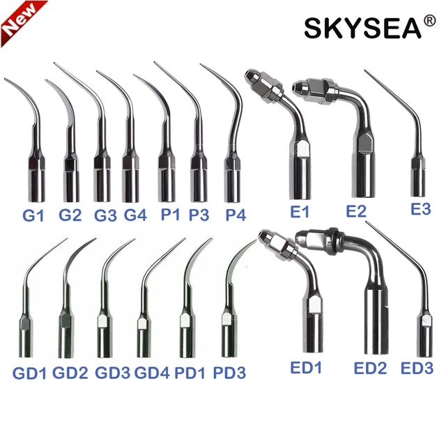 DENTAL ULTRASONIC SCALER Scaling Endo Perio Tip fit EMS/Woodpecker/DTE ... image.