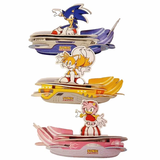 MCDONALDS HAPPY MEAL TOYS 2024 Sonic the Hedgehog Puzzles Bundle Of 3