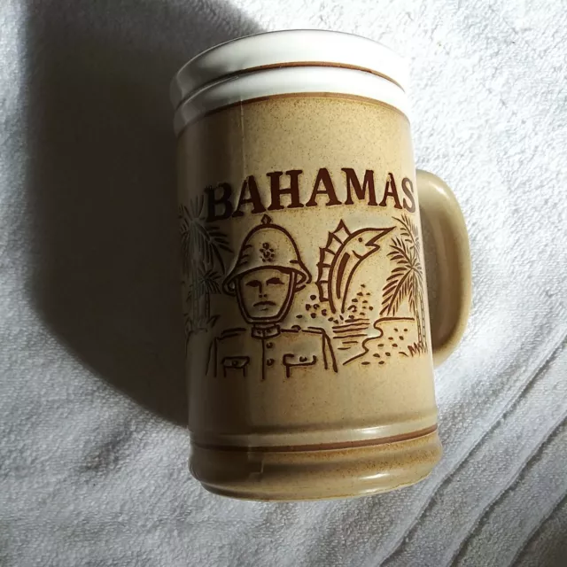 Bahamas Coffee/Tea Mug Cup White Rim Nautical SI1