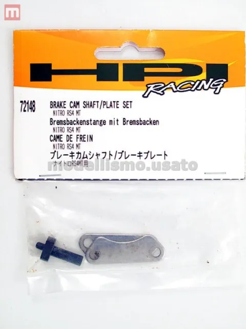 HPI 72148 Set Frein Nitro RS4 MT Frein Cam Shaft - Plaque Set Modélisme