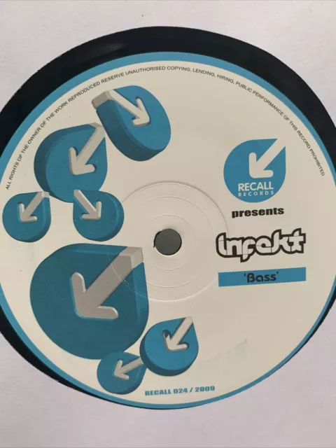 DJ NEMESIS / INFEKT - SCARY BASS - Recall Records - Hard House Donk 12"" Vinyl 2