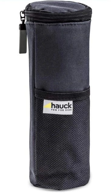 Bolsa de botella aislada al aire libre Hauck Refresh Me 500 ml para cochecito y cochecito negro