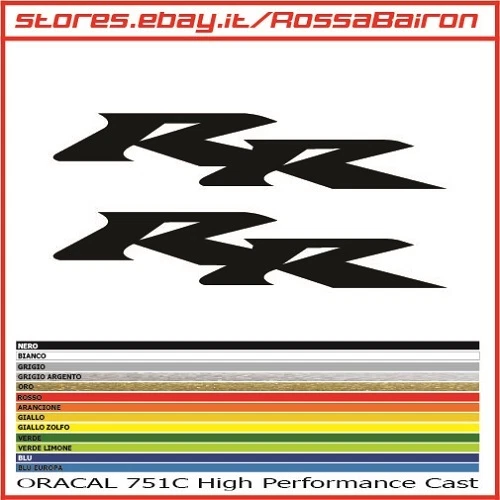 ADESIVI HONDA RR DECALS AUFKLEBER PEGATINAS STICKERS