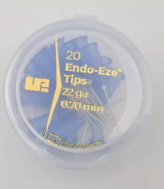 ULTRADENT 20 Endo-eze tips 22ga  0.70mm  - 348