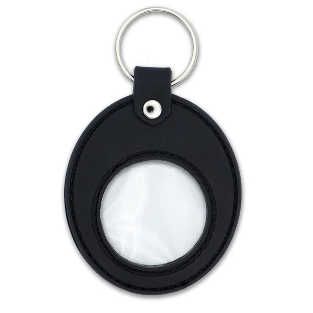 AA Coin Holder Keychain Displays Both Sides of Sobriety Chips, Medallions
