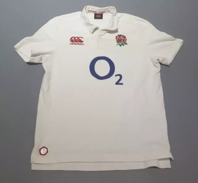 England Rugby shirt 2015/16 Mens Small Union Home Canterbury