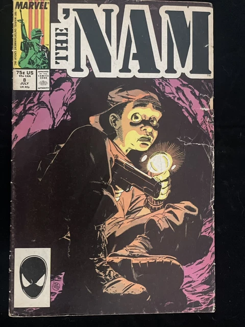 The 'Nam #8 - July 1986 Marvel - Vietnam war Comic