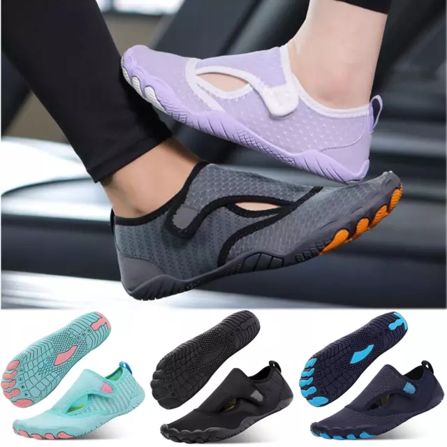 Mens Womens Aqua Barefoot Quick Dry Water Sea Beach Shoes for Swim Surf Yoga UK