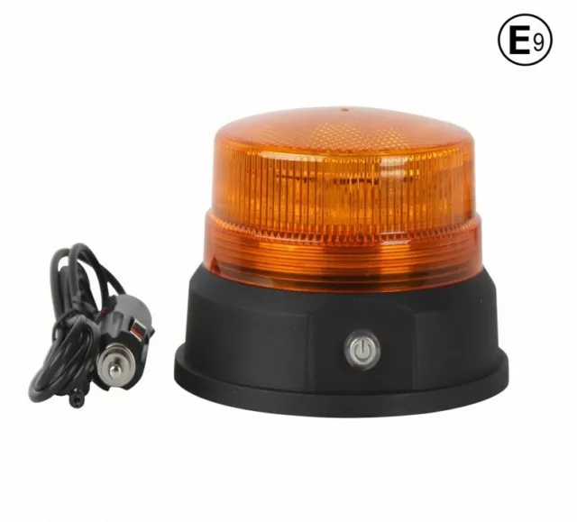 LED GYROPHARE CLIGNOTANT Orange 12V 24W Aimant Rechargeable Avec USB E9 EUR  57,06 - PicClick FR