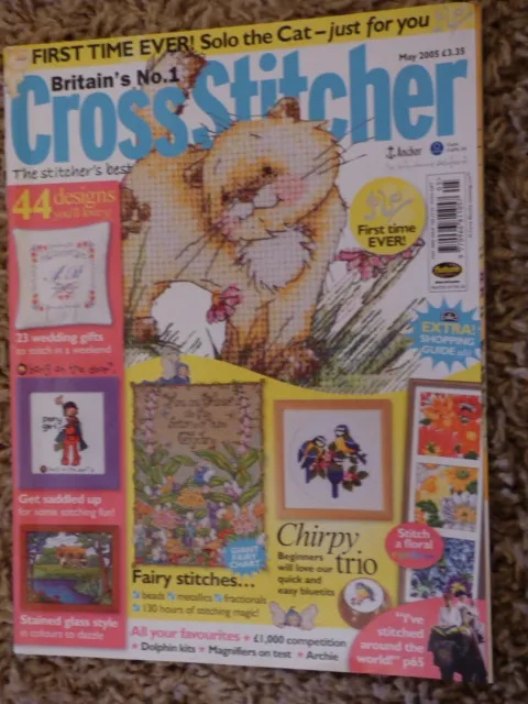 Cross Stitcher Magazine Issue No: 160 Solo Fairies Country Cottage Flowers Bride