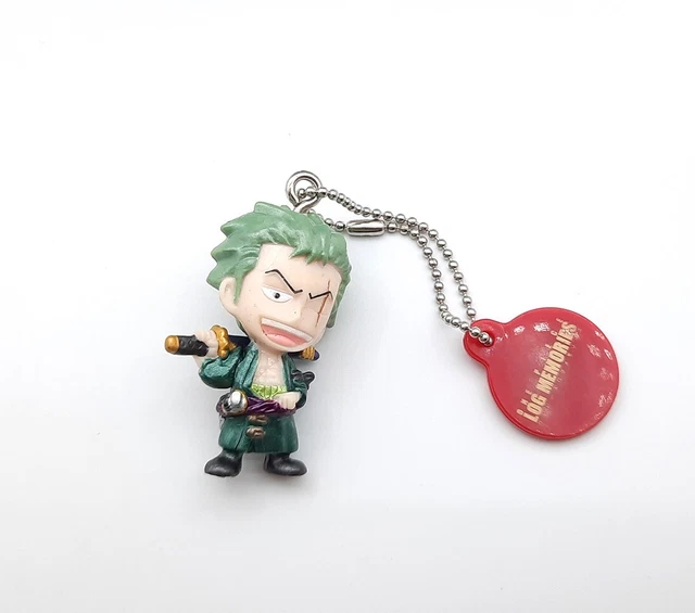 One Piece Zoro Zolo 1.5" keychain charm figure toy gacha One Piece Zoro Zolo 1.5" keychain charm figure toy gacha