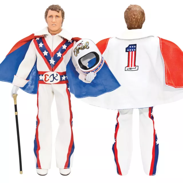Evel Knievel 8 Inch Action Figures Series 1 Re-Issue: White Jumpsuit 2
