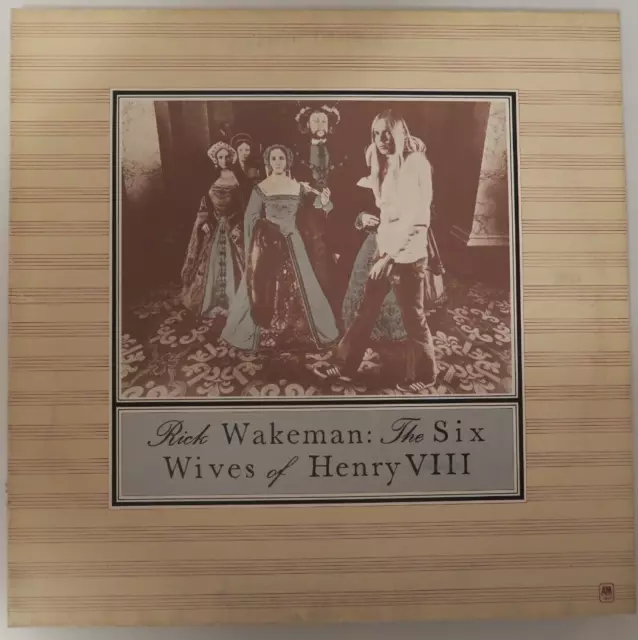 VINYL LP - Rick Wakeman - The Six Wives Of Henry VIII - 1973 A&M Records 86 560