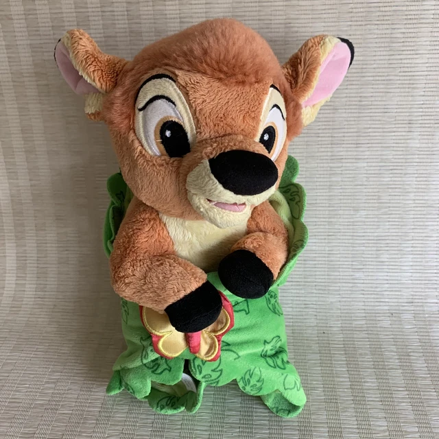 Disney Parks Babies Bambi Plush 10" Soft Butterfly Blanket Lovey Stuffed Animal