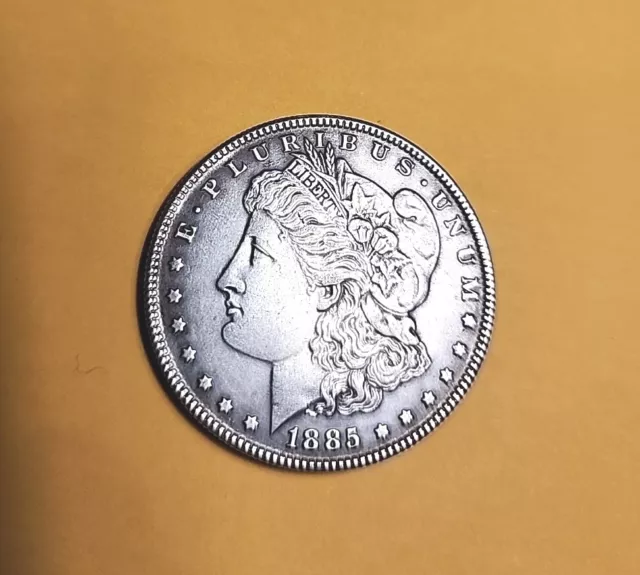 Morgan  Silver Dollar 1885cc  (very low mintage)