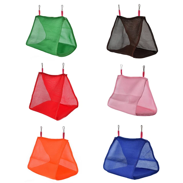 Summer Pet Bird Parrot Hammock Hanging Cave Cage Parakeet Hut Tent Bed Bunk NEW