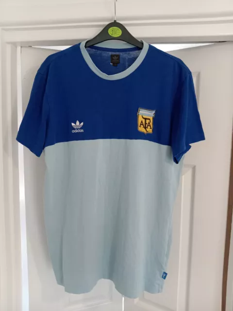 ADIDAS ORIGINALS ARGENTINA 78 World Cup T shirt Size Medium BNWT 17.99 PicClick UK