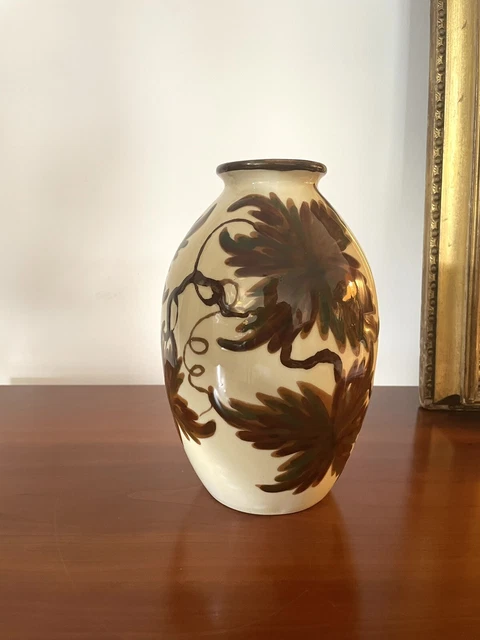 Camille Tharaud (1878-1956) - Vase en porcelaine Décor Fougères