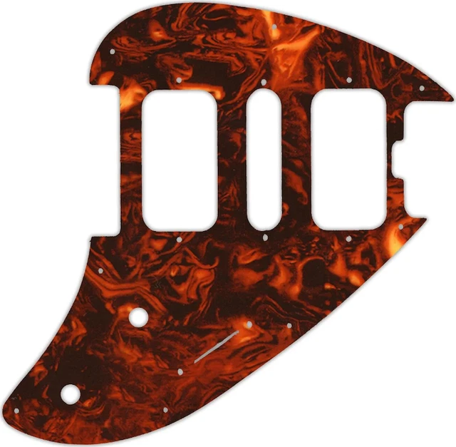 WD Custom Pickguard For Music Man Silhouette #05F Faux Tortiose