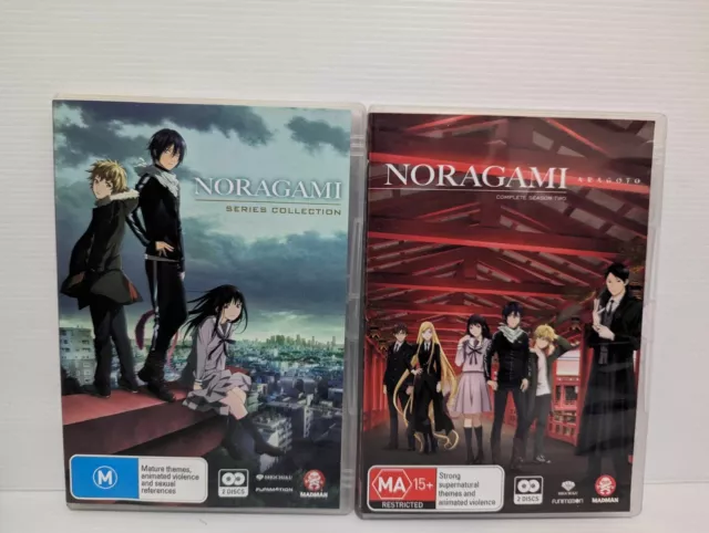 DVD Anime NORAGAMI Complete Series ( Season 1+2 +OVA ) English Dubbed Audio