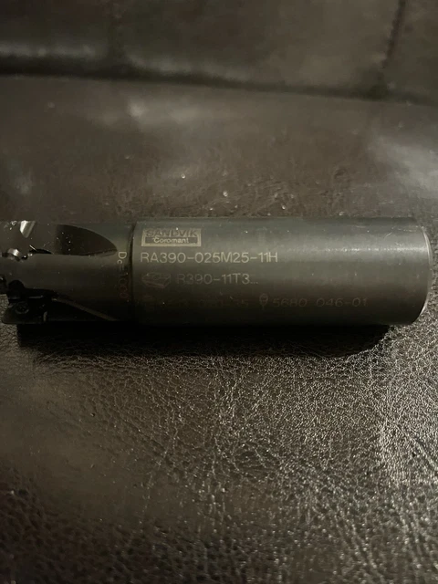1” Sandvik Coromill RA390-025M25 11H Indexable End Mill, New
