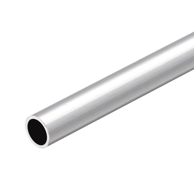 6063 Aluminum Round Tube 300mm Length 15mm OD 12mm ID Seamless Tubing