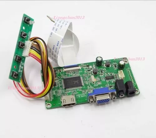 HDMI VGA LCD EDP Controller Board Kit 30pin for LED B140XTN02 1366*768 14" Panel