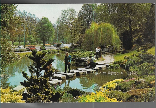 Very Nice Old Postcard - The Rock Garden - Preston Park - Brighton - Sussex 1965