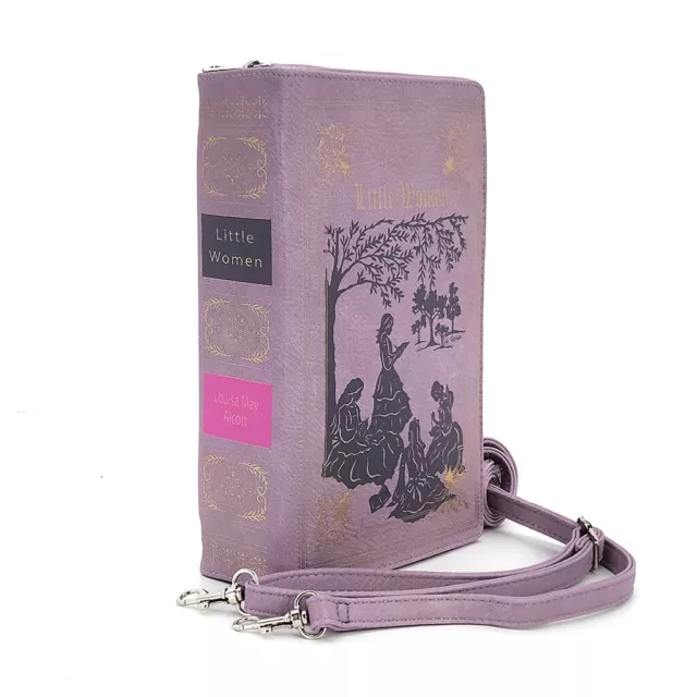 Little Women Book Clutch Bag in Vinyl Shoulder Purse 2