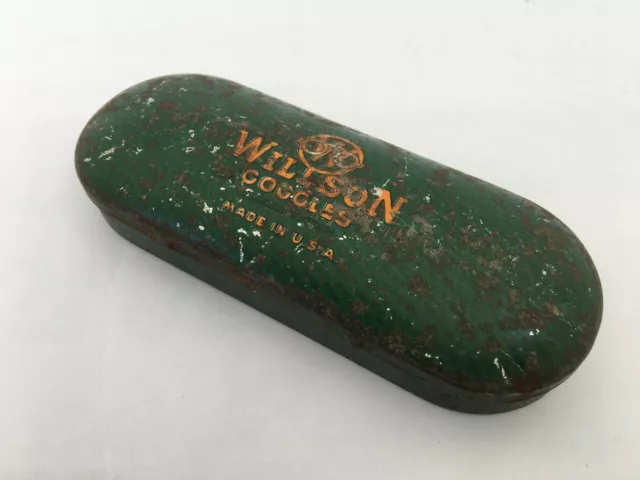 Vintage Ancien Original Willson Lunette De Fabriqué En USA Adv Boite Signe Rare