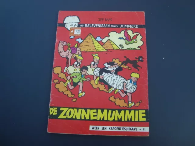 Jommeke Strip / Comics Folge 11 " De Zonnemummie "  Jef Nys schwarz / weiß