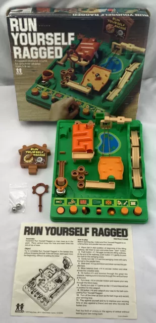 1979 Run Yourself Ragged Game by Tomy Complete in Excellent Condition FREE SHIP