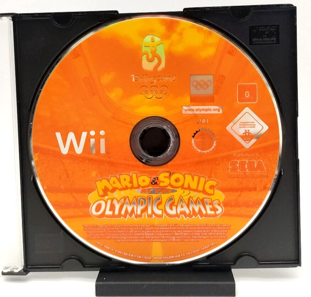 Nintendo Wii - Mario & Sonic at the Olympic Games - PAL - nur CD