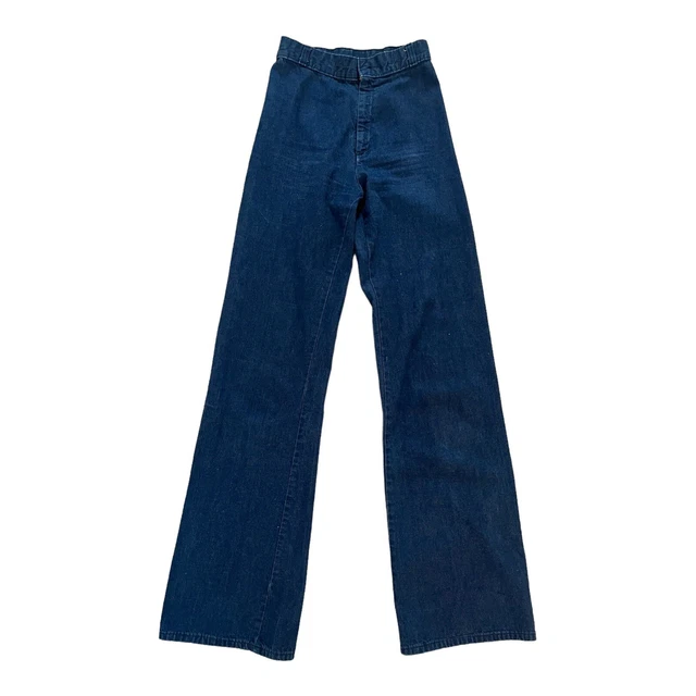 Vintage 70s Levis 544 Orange Tab Flare Bell Bottom Jeans 26 X 34 Hippie